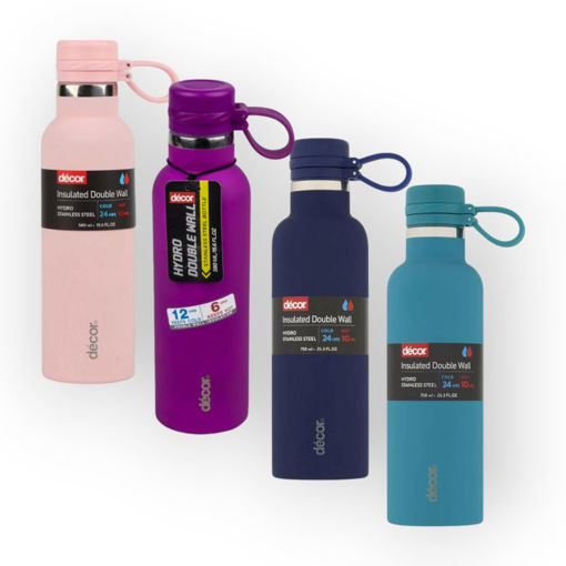 Picture of DECOR HYDRO DOUBLE WALL STAINLESS STEEL BOTTLE 750ML